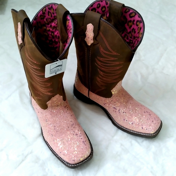 smoky mountain Shoes Smoky Mountain Big Girl Leather Glitter